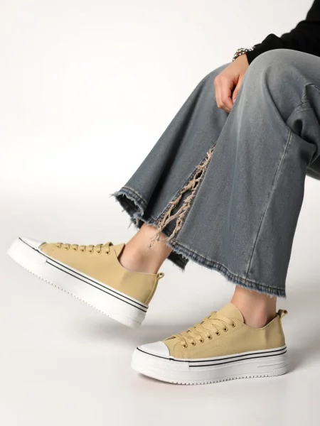 Damskie Sneakersy KESTOR KHAKI