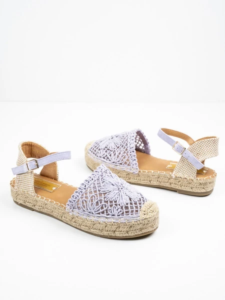 Espadryle Gama w kolorze Purple