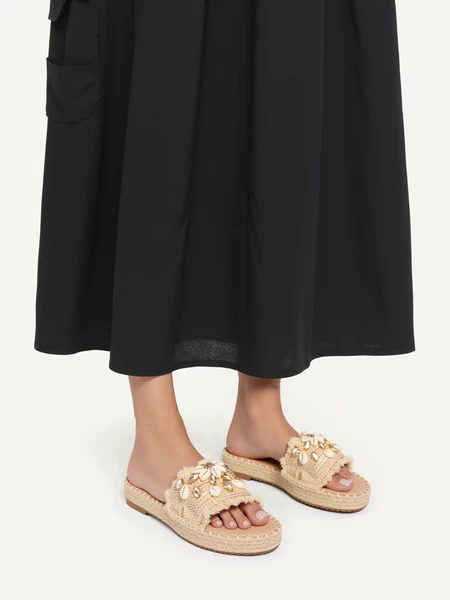 Klapki Boho Chicl GOLD