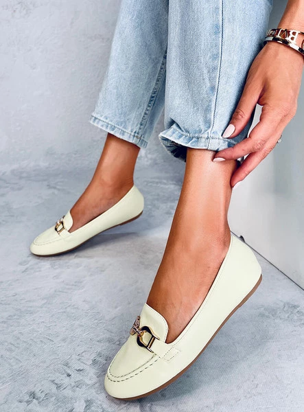 Mokasyny damskie AMIYA LT.GREEN