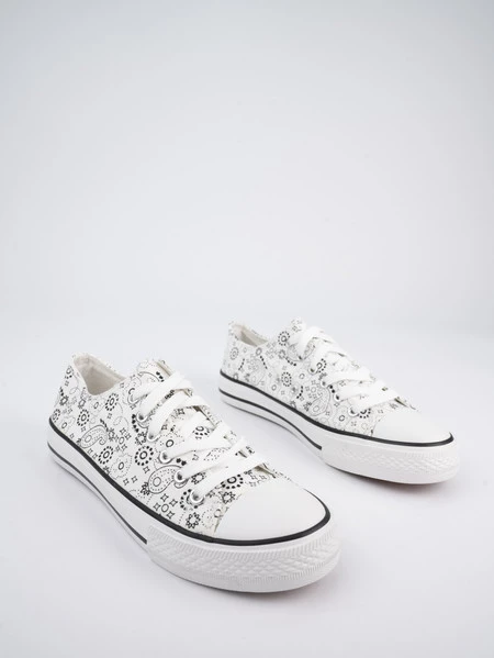 Damskie Trampki BANDANA WHITE 