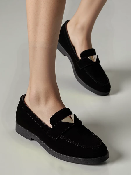 Damskie Mokasyny BLACK