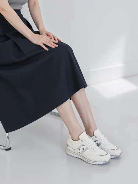 Damskie Sneakersy VELOXA WHITE