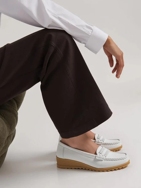 Damskie Mokasyny ALORA WHITE