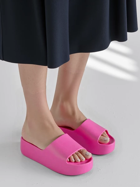 Klapki Plażowe Malibu - Różowa fuksja