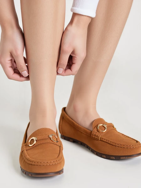 Mokasyny Elegante Camel